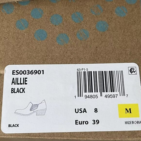 Eurosoft Womens Ankle Bootie Size 8 Solid Black Slip on Flexible Cushioned Shoes - Picture 12 of 14